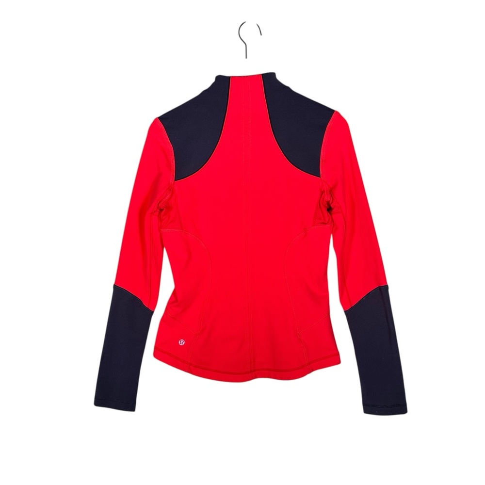 LULULEMON Forme Jacket Brushed in Love Red / Deep Coal - Picture 9 of 15